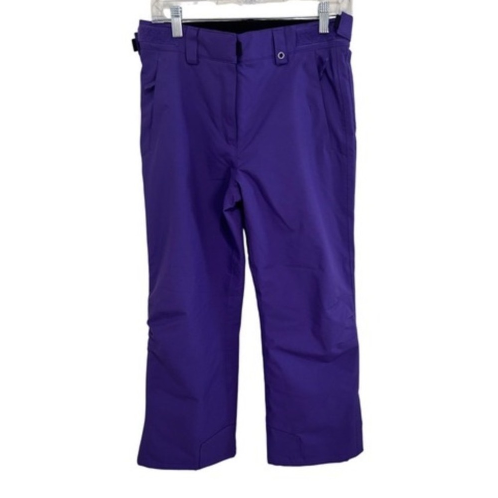 Karbon Girls Purple Insulated Snow Pants Ski Snowboard Size 12 Adjustable Waist